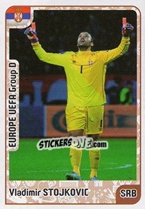 Sticker Vladimir Stojkovic - Kvalifikacije za svetsko fudbalsko prvenstvo 2018 n. 439 - G.T.P.R School Shop