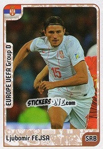 Sticker Ljubomir Fejsa - Kvalifikacije za svetsko fudbalsko prvenstvo 2018 n. 444 - G.T.P.R School Shop