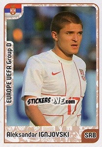 Sticker Aleksandar Ignjovski - Kvalifikacije za svetsko fudbalsko prvenstvo 2018 n. 450 - G.T.P.R School Shop