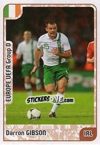 Sticker Darron Gibson - Kvalifikacije za svetsko fudbalsko prvenstvo 2018 - G.T.P.R School Shop