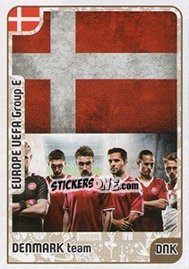 Sticker Denmark team - Kvalifikacije za svetsko fudbalsko prvenstvo 2018 - G.T.P.R School Shop