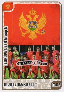 Sticker Montenegro team