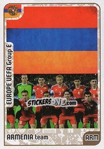 Sticker Armenia team - Kvalifikacije za svetsko fudbalsko prvenstvo 2018 - G.T.P.R School Shop