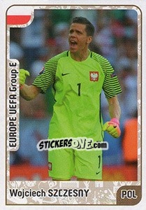 Sticker Wojciech Szczesny - Kvalifikacije za svetsko fudbalsko prvenstvo 2018 n. 490 - G.T.P.R School Shop