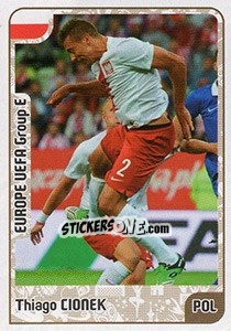 Sticker Thiago Cionek - Kvalifikacije za svetsko fudbalsko prvenstvo 2018 n. 493 - G.T.P.R School Shop