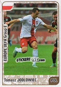 Sticker Tomasz Jodlowiec - Kvalifikacije za svetsko fudbalsko prvenstvo 2018 n. 498 - G.T.P.R School Shop