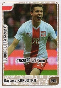 Sticker Bartosz Kapustka - Kvalifikacije za svetsko fudbalsko prvenstvo 2018 - G.T.P.R School Shop