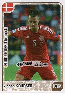 Sticker Jonas Knudsen - Kvalifikacije za svetsko fudbalsko prvenstvo 2018 - G.T.P.R School Shop