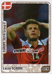 Sticker Lasse Schone - Kvalifikacije za svetsko fudbalsko prvenstvo 2018 - G.T.P.R School Shop