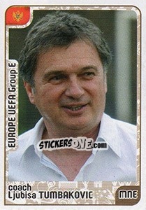 Sticker coach Ljubisa Tumbakovic