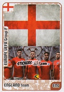 Sticker England team - Kvalifikacije za svetsko fudbalsko prvenstvo 2018 n. 572 - G.T.P.R School Shop