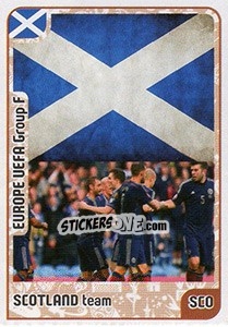 Sticker Scotland team