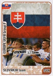 Sticker Slovakia team - Kvalifikacije za svetsko fudbalsko prvenstvo 2018 - G.T.P.R School Shop
