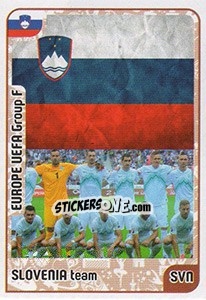 Sticker Slovenia team - Kvalifikacije za svetsko fudbalsko prvenstvo 2018 - G.T.P.R School Shop