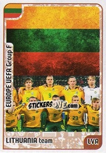 Sticker Lithuania team - Kvalifikacije za svetsko fudbalsko prvenstvo 2018 - G.T.P.R School Shop