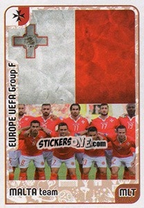Sticker Malta team - Kvalifikacije za svetsko fudbalsko prvenstvo 2018 - G.T.P.R School Shop