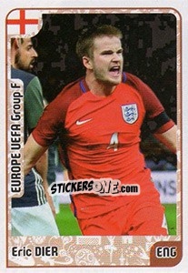 Sticker Eric Dier - Kvalifikacije za svetsko fudbalsko prvenstvo 2018 - G.T.P.R School Shop