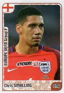 Sticker Chris Smalling - Kvalifikacije za svetsko fudbalsko prvenstvo 2018 n. 582 - G.T.P.R School Shop