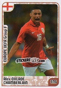 Sticker Alex Oxlade-Chamberlain - Kvalifikacije za svetsko fudbalsko prvenstvo 2018 n. 587 - G.T.P.R School Shop