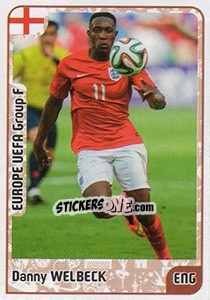 Sticker Danny Welbeck - Kvalifikacije za svetsko fudbalsko prvenstvo 2018 n. 588 - G.T.P.R School Shop