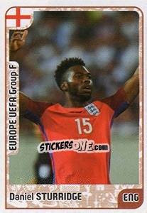 Sticker Daniel Sturridge - Kvalifikacije za svetsko fudbalsko prvenstvo 2018 n. 594 - G.T.P.R School Shop