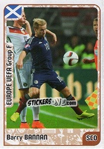 Sticker Barry Bannan - Kvalifikacije za svetsko fudbalsko prvenstvo 2018 - G.T.P.R School Shop