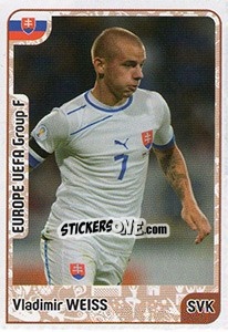 Sticker Vladimir Weiss - Kvalifikacije za svetsko fudbalsko prvenstvo 2018 - G.T.P.R School Shop