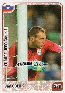 Sticker Jan Oblak - Kvalifikacije za svetsko fudbalsko prvenstvo 2018 - G.T.P.R School Shop