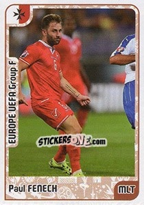 Sticker Paul Fenech - Kvalifikacije za svetsko fudbalsko prvenstvo 2018 - G.T.P.R School Shop