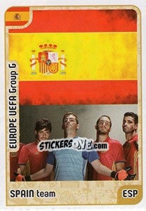 Sticker Spain team - Kvalifikacije za svetsko fudbalsko prvenstvo 2018 n. 653 - G.T.P.R School Shop