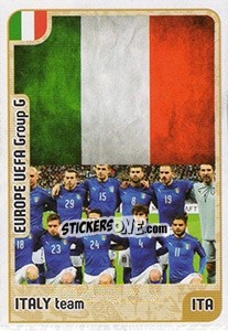 Sticker Italy team - Kvalifikacije za svetsko fudbalsko prvenstvo 2018 n. 654 - G.T.P.R School Shop