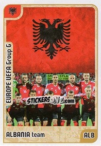 Sticker Albania team - Kvalifikacije za svetsko fudbalsko prvenstvo 2018 - G.T.P.R School Shop