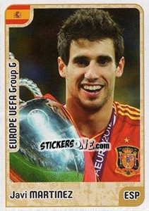 Sticker Javi Martinez - Kvalifikacije za svetsko fudbalsko prvenstvo 2018 - G.T.P.R School Shop