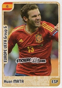 Sticker Juan Mata - Kvalifikacije za svetsko fudbalsko prvenstvo 2018 n. 668 - G.T.P.R School Shop
