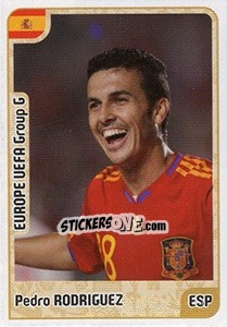 Sticker Pedro Rodriguez - Kvalifikacije za svetsko fudbalsko prvenstvo 2018 n. 677 - G.T.P.R School Shop