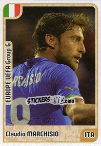 Sticker Claudio Marchisio - Kvalifikacije za svetsko fudbalsko prvenstvo 2018 - G.T.P.R School Shop