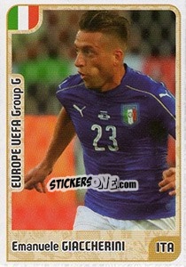 Sticker Emanuele Giaccherini - Kvalifikacije za svetsko fudbalsko prvenstvo 2018 - G.T.P.R School Shop