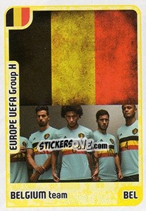 Sticker Belgium team - Kvalifikacije za svetsko fudbalsko prvenstvo 2018 - G.T.P.R School Shop