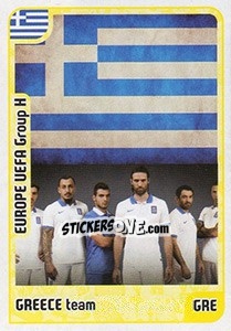 Sticker Greece team - Kvalifikacije za svetsko fudbalsko prvenstvo 2018 - G.T.P.R School Shop
