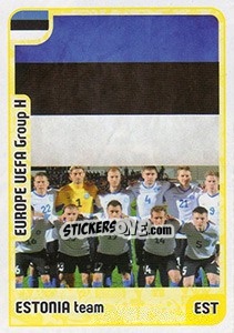 Sticker Estonia team - Kvalifikacije za svetsko fudbalsko prvenstvo 2018 - G.T.P.R School Shop