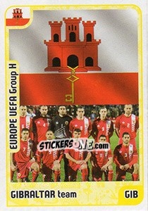 Sticker Gibraltar team