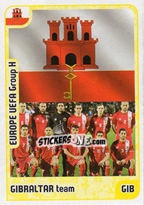 Figurina Gibraltar team - Kvalifikacije za svetsko fudbalsko prvenstvo 2018 - G.T.P.R School Shop