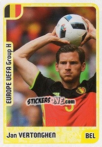 Sticker Jan Vertonghen - Kvalifikacije za svetsko fudbalsko prvenstvo 2018 n. 746 - G.T.P.R School Shop
