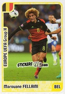 Sticker Marouane Fellaini - Kvalifikacije za svetsko fudbalsko prvenstvo 2018 n. 751 - G.T.P.R School Shop