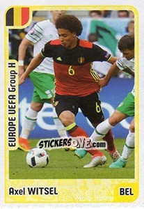 Sticker Axel Witsel - Kvalifikacije za svetsko fudbalsko prvenstvo 2018 n. 752 - G.T.P.R School Shop