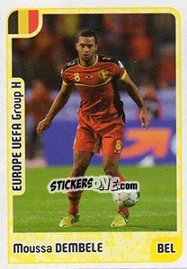 Sticker Mousa Dembele - Kvalifikacije za svetsko fudbalsko prvenstvo 2018 - G.T.P.R School Shop