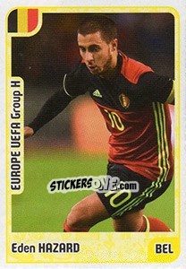 Sticker Eden Hazard - Kvalifikacije za svetsko fudbalsko prvenstvo 2018 - G.T.P.R School Shop