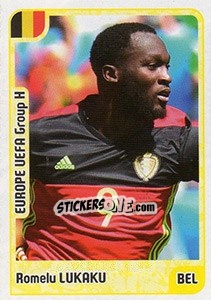 Sticker Romelu Lukaku - Kvalifikacije za svetsko fudbalsko prvenstvo 2018 n. 762 - G.T.P.R School Shop