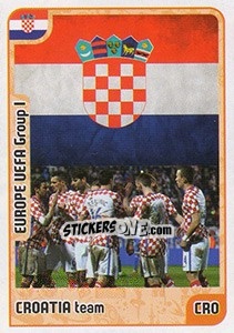 Sticker Croatia team - Kvalifikacije za svetsko fudbalsko prvenstvo 2018 - G.T.P.R School Shop