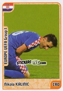 Sticker Nikola Kalinic - Kvalifikacije za svetsko fudbalsko prvenstvo 2018 n. 838 - G.T.P.R School Shop